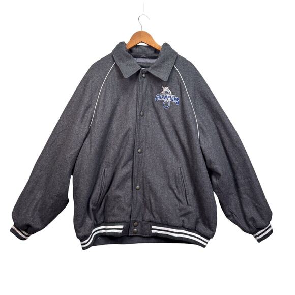 Authentic NFL Football Super Bowl XLI Heavy Wool Winter Jacket Indy Colts 2XL - Picture 1 of 5